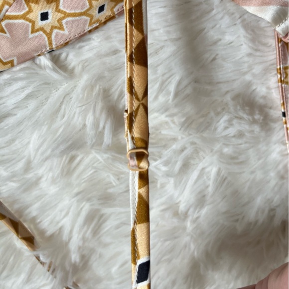 House Of Harlow 1960 X Revolve NWT Boho  Satin Cut Out Dress Retro Print Small - Picture 9 of 16